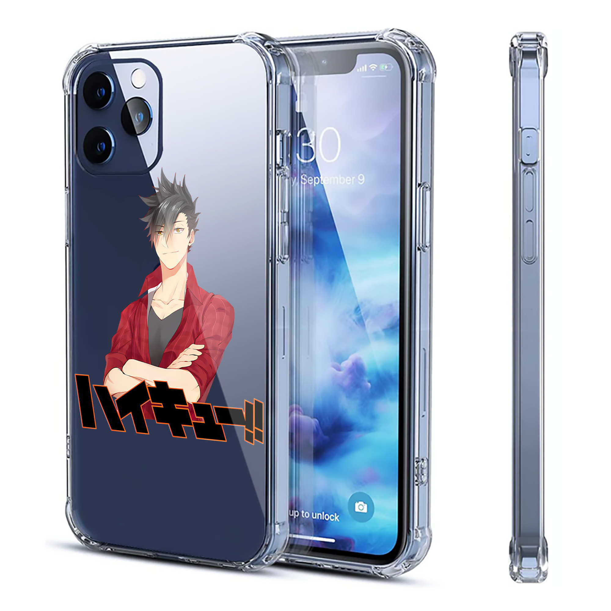 （画像用） ハイキュー!! Haikyu!! 【iPhone 12シリーズ対応】透明スマホケース（クリアソフトケース）